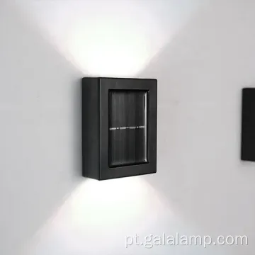 Luz de parede solar solar ao ar livre - design ecológico